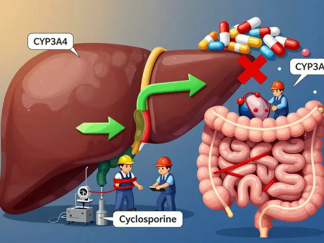 Cyclosporine and Drug Interactions: How CYP3A4 Inhibition Affects Your Medications