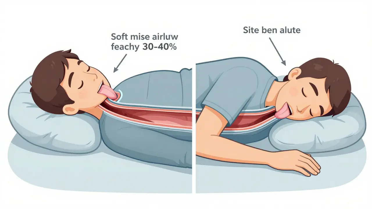 Supine vs. Side Sleeping: How Positional Therapy Reduces Sleep Apnea Events
